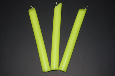 Yellow UV Blacklight Reactive Drip Candles